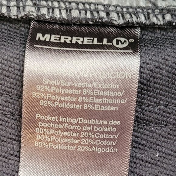 Merrell Men's Black Hiking Outdoor Performance Pants 6 Pockets Size 30R - Picture 12 of 15